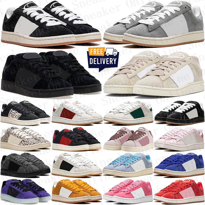 Free Shipping Designer sneakers campus 00s shoes chaussure for mens womens black Grey white pink men trainers scarpe Plate-forme casual luxury