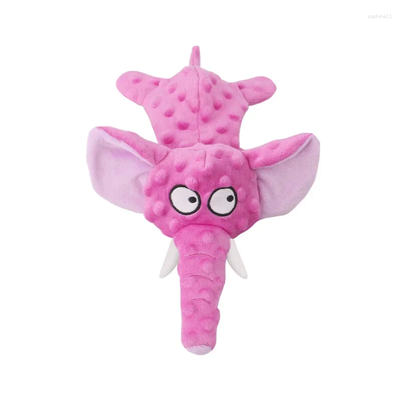 Update Sounding Paper Chew Tooth Toy Pet Products Elephant Soft Shell Plush Dog Toys Interactive Squeaky For Small Large Dogs
