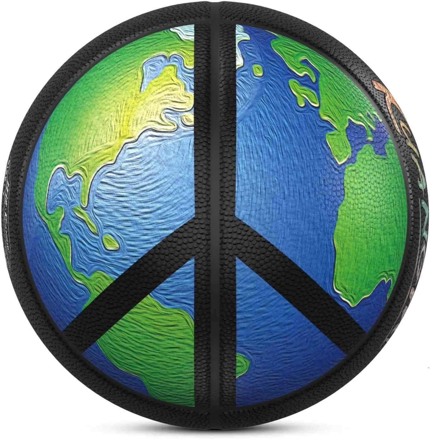 Kuangmi Love Lucky Series Basketball Official Size 7295 Limited Collectors Edition Art BallW251115