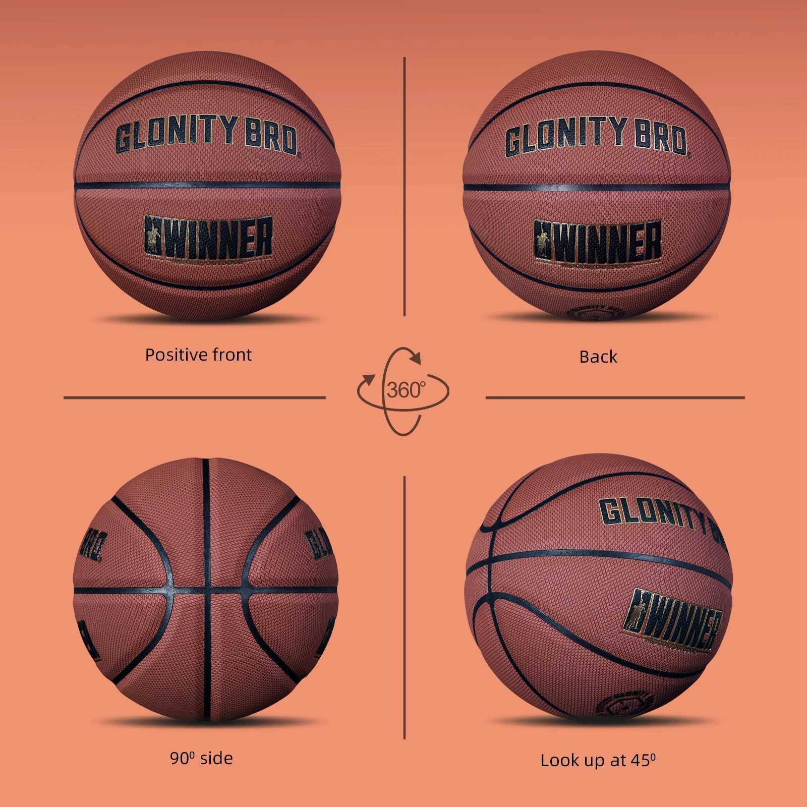Basketball NonSlip Standard Size 7/6/5 Soft Wear Resistant PU Leather Outdoor Indoor Youth Children Match Training Ball Boy GiftW251115