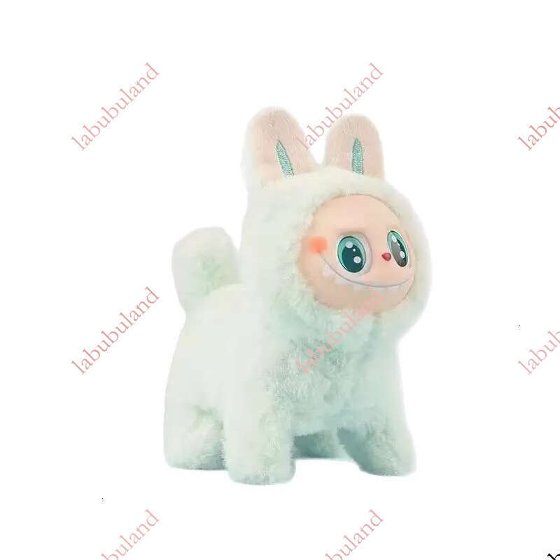 Pull Plush Cartoon Glowing Face Electric Silicone Walking Singing Labubu Children's Toy