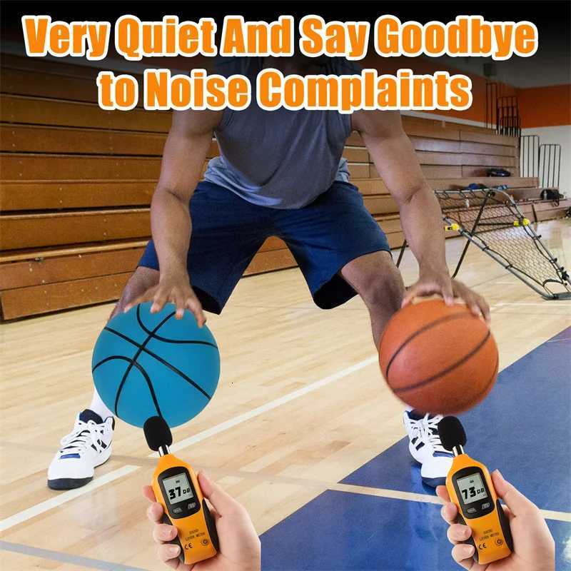 Fast Dropshipping Silent Basketball Indoor Mute Bouncing Basketball Children Sports Toys With Groove Lines No Noise Quiet BallsW251115