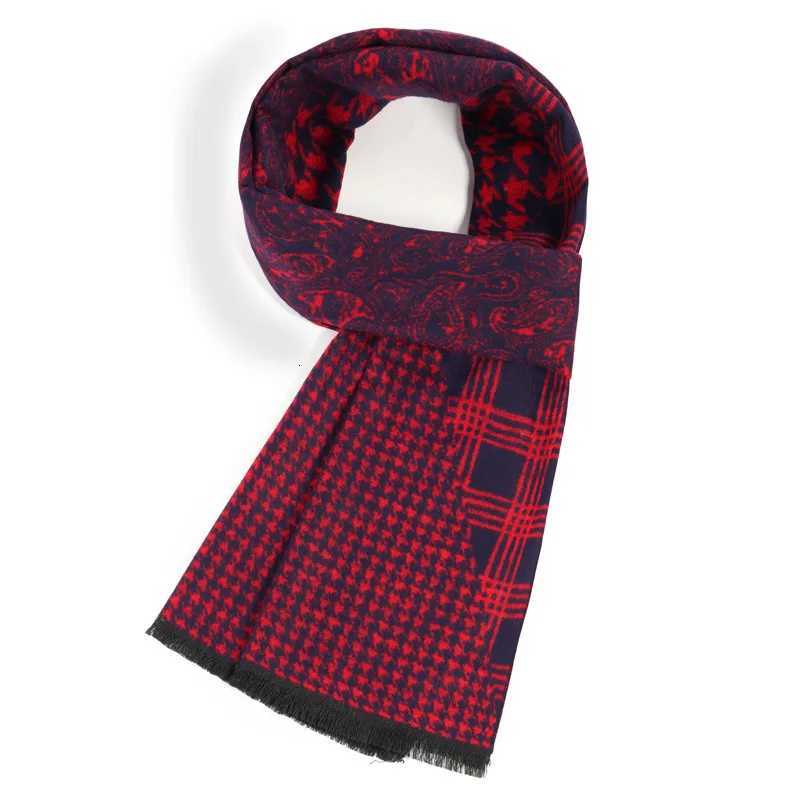 Luxury Classic Brand Scarfs Men High Quality Lmitation Cashmere Winter Warm Scarves Vintage Shawl Wrap Luxury Designer Scarf Male Gifts Y251115