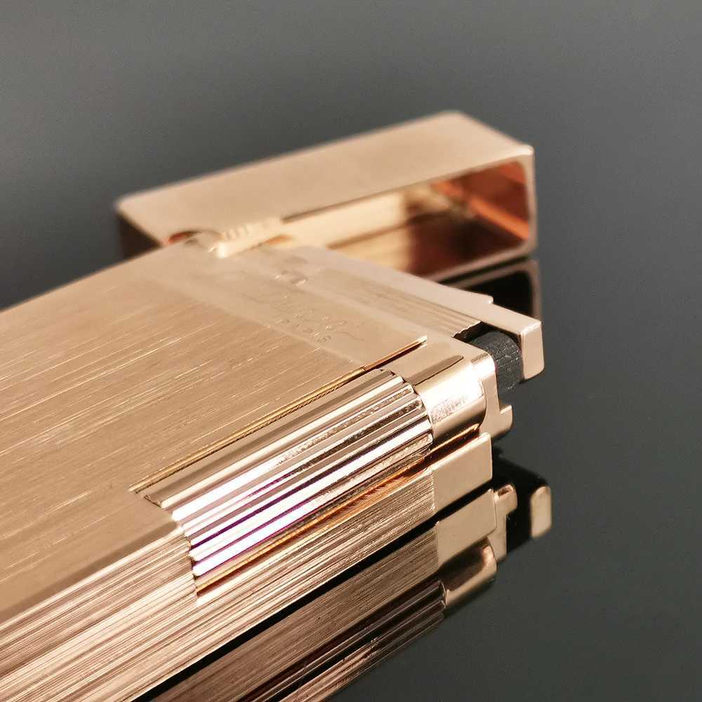 Retro Metal Drawing Lighters Inflatable Butane Gas Cigarrette Tobacco Accessories Smoking Men Luxury Gifts CollectionsC250415