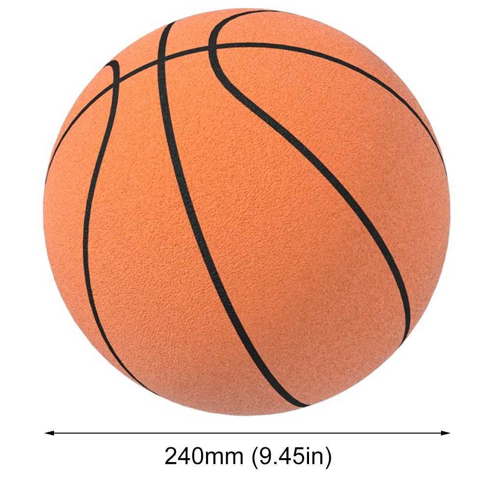 18/21/24CM Silent Sponge Basketball Bounce High Silent Ball Basketball Sports Game Childrens Birthday Gift Indoor BasketballW251115