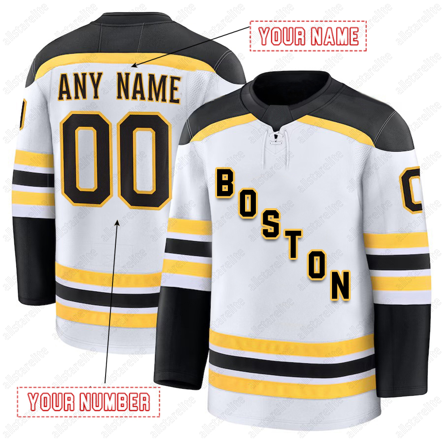 David Pastrnak Charlie McAvoy Nikita Zadorov Cole Koepke Charlie Coyle Hockey jersey Custom Any Name Any Number