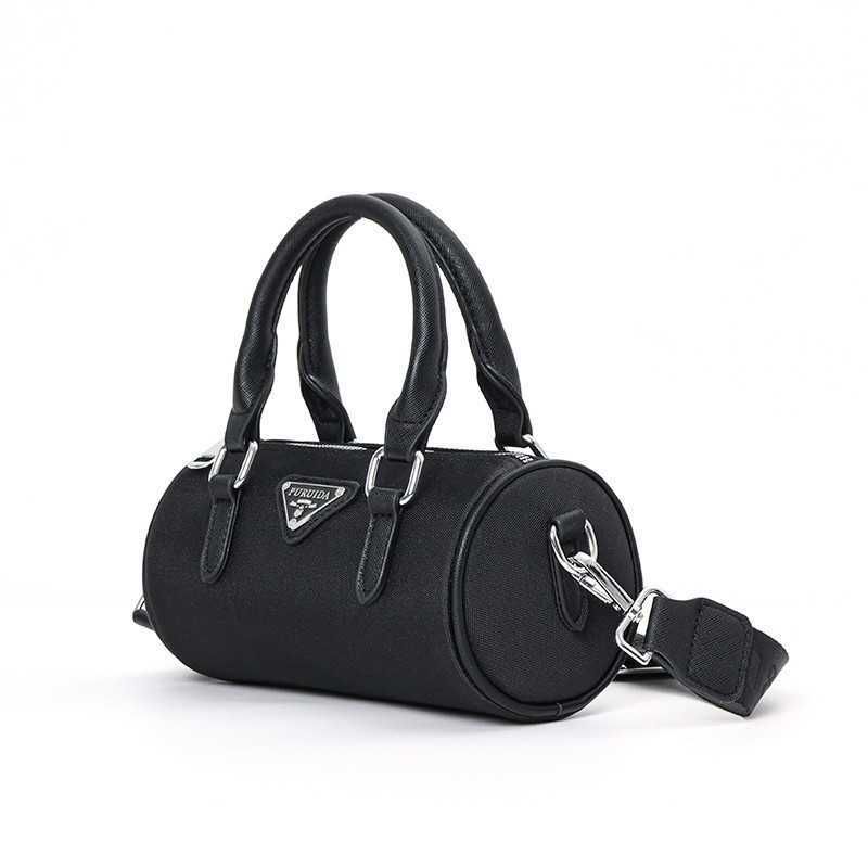 Fashionable hand-held pillow large capacity Boston versatile and trendy cylindrical shoulder crossbody bag for women bigclothfgg22