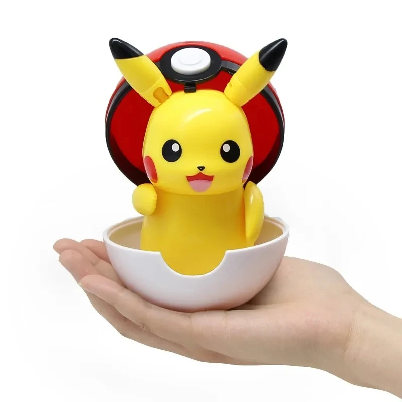 Pokemon Official Licensed Figure Wholesale - Pikachu Charizard Gengar Venusaur Transformable PVC Model Kit with Pokeball, Bulk Stock for Resellers Kid