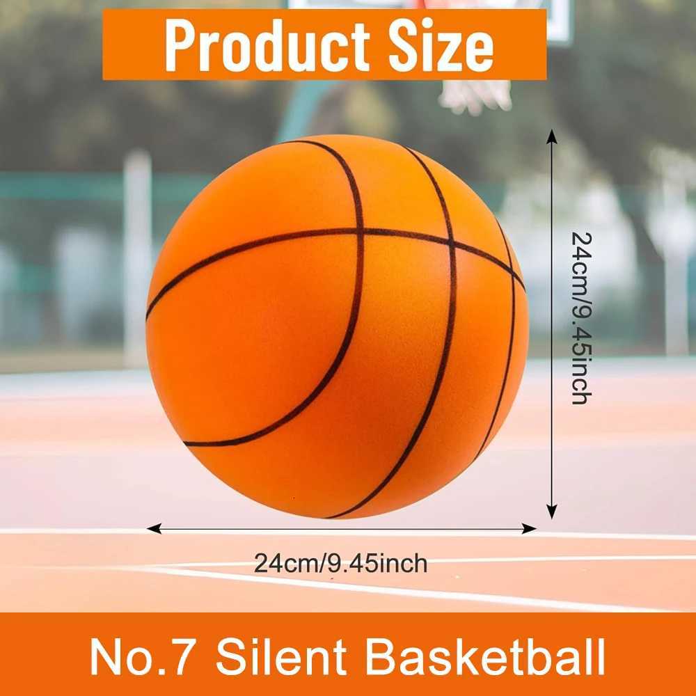 Silent Foam Basketball Size 3/5/7 Indoor Mute Training Ball with Noise-Free Bounce Fast Shipping Boy and Girl Birthday GiftW251115