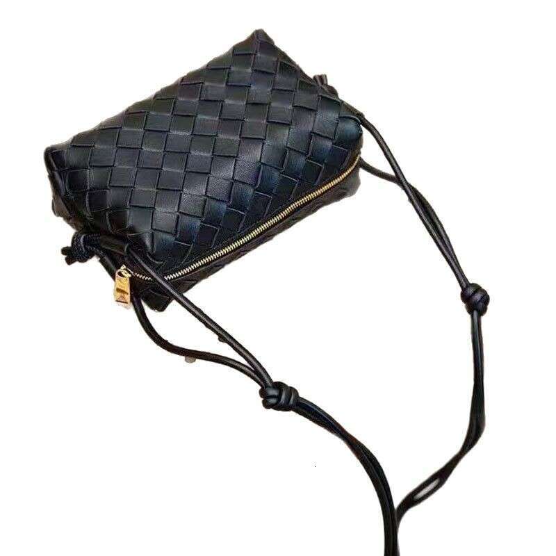 Women's Bags Leather camera hand woven new mini phone versatile small square bag, women's single shoulder crossbody bag