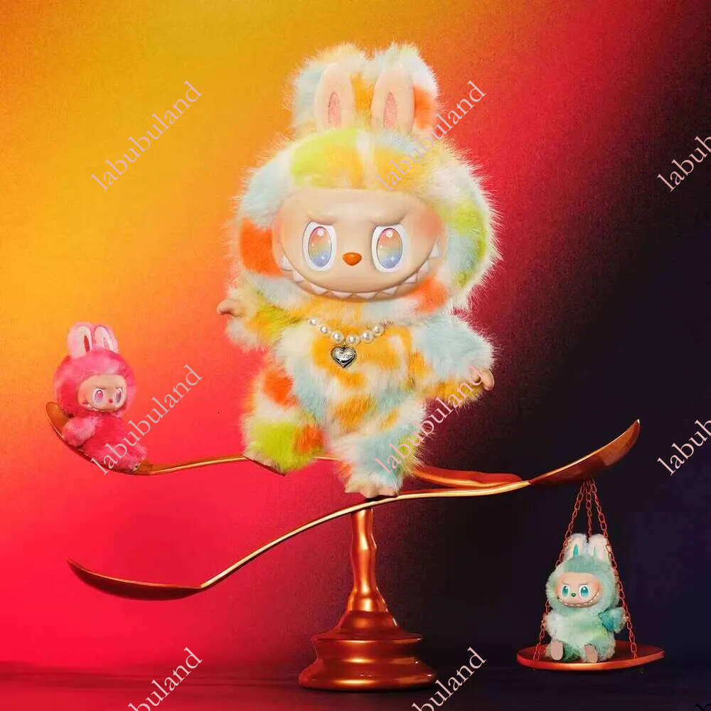 Arrival New Monster Popular Market Authentic Labubu Big Energy Series 37cm V3 Rock Universe Vinyl Plush Doll 100%