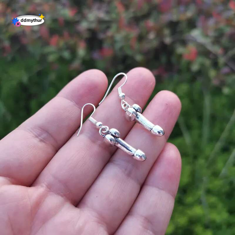Erotic Modern Women Nightclub Party Fashion Accessories Male Genitals Original Amulet Jewelry Earrings ddmythur