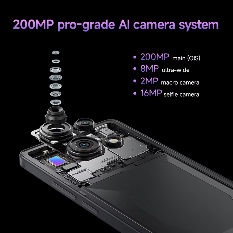 Xiaomi Redmi Note 14S Smartphone Global Version MTK Helio G99 200MP Camera 120Hz 6.67" AMOLED Display 67W 5000mAh