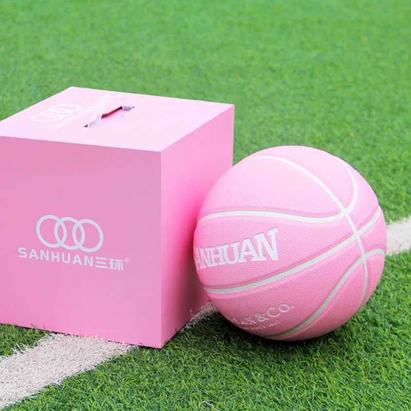 Size 7 Basketball Boyfriends Birthday Gift Box No7 PU Basketball Teens Outdoor Training Ball Team Sports PropsW251115