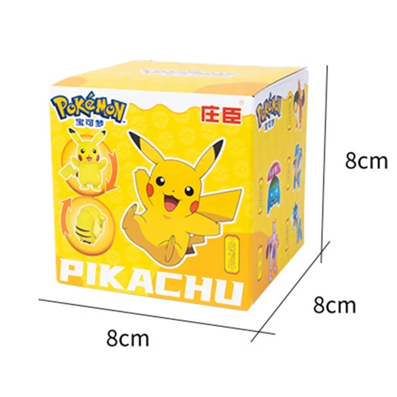 Pokemon Official Licensed Figure Wholesale - Pikachu Charizard Gengar Venusaur Transformable PVC Model Kit with Pokeball, Bulk Stock for Resellers Kid
