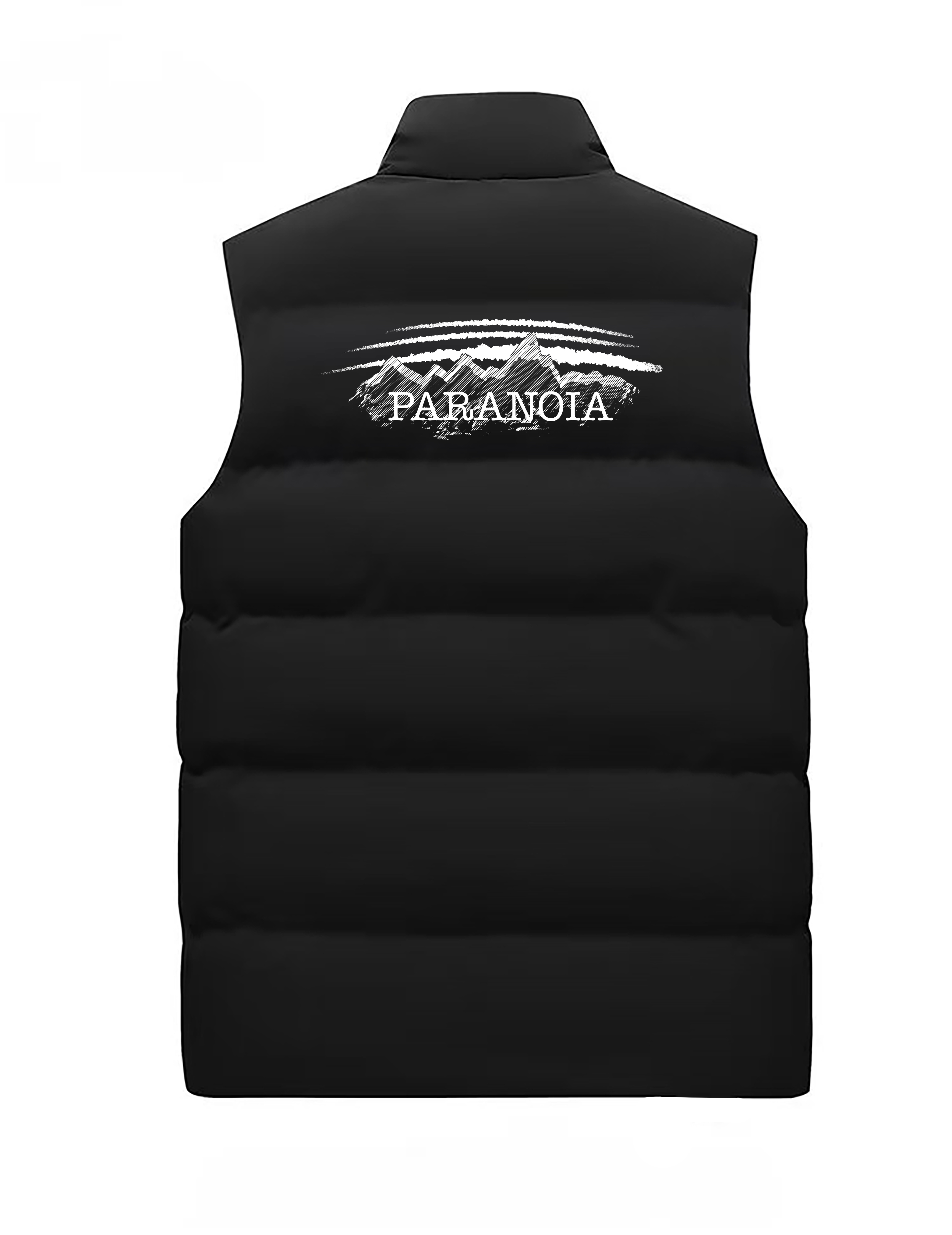 Men's Vests Down Designer Vest Fleece Warm Casual loose thick jacket High-end luxury Patterned Print Insert The Bag Through Side Seam Design For 