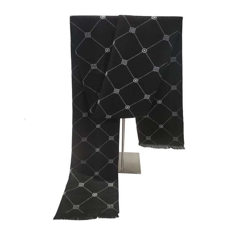 Luxury Luxury Brand Design Men Scarf Foulard Plaid Scarves Business Casual Winter Men Scarf Warm cashmere Scarfs fashion Shawls Wraps Y251115