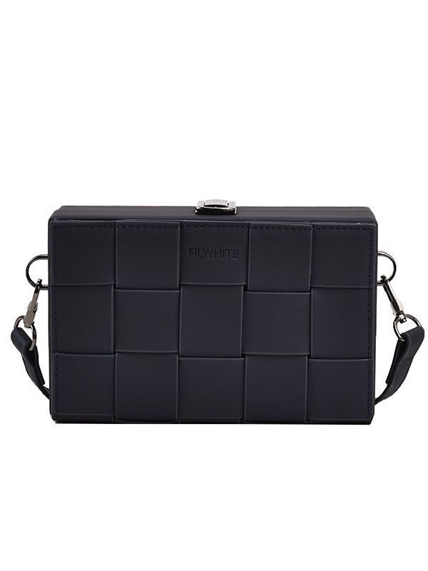 Luxury Brand Designer Bag Luxury Brand Designer Bag 2024 New Woven Bag Women's Shoulder Bag Trendy Brown Plaid Simple Unisex Crossbody Bag Box Sm