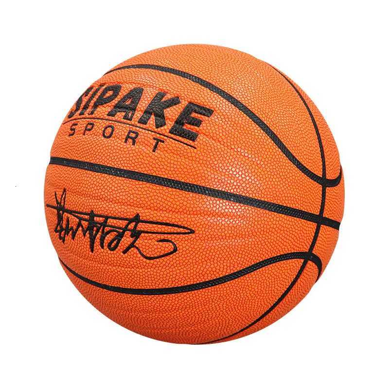 SIPAKE Basketball 5 6 7 EZ-K Black white PU Outdoor Indoor Balls Women Youth Man Match Training BasketallsW251115