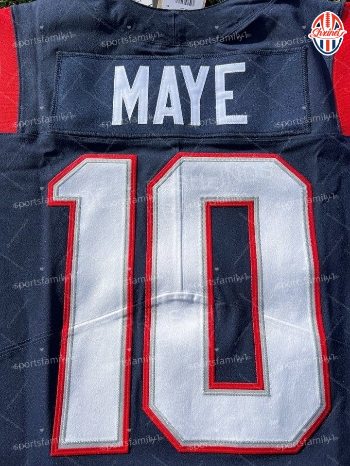 Personalized Custom Jersey 2025 Competition: Jersey Drake, Maye10, Raymond Ray, Stevenson Hunter, Henry Jaranitava, Steffen Diggs, Christian Gonzalez,