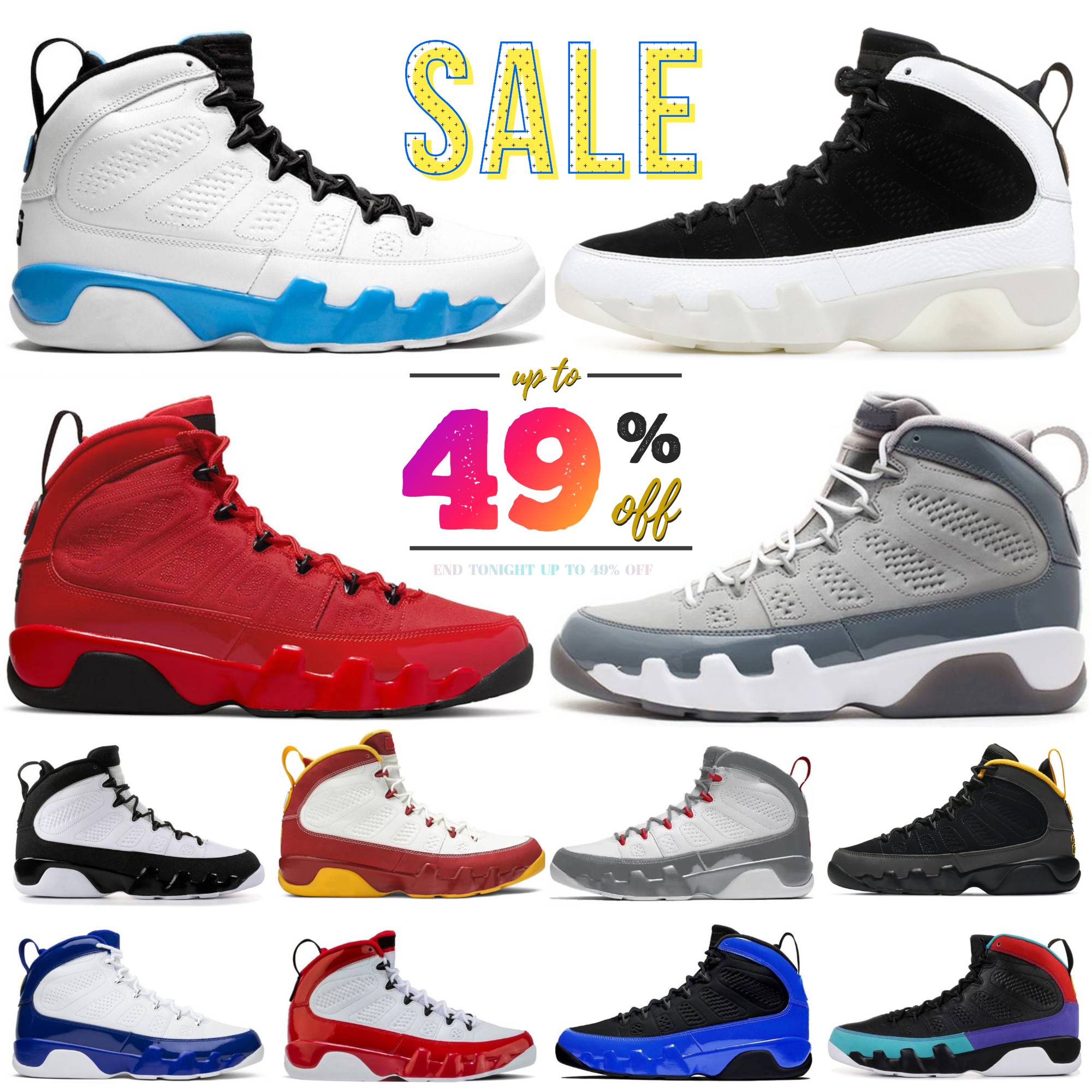 Designer Men 9 Retro OG Basketball Shoes 9s Chile Red Fir Red Particle Grey Change The World Gold Bred Patent Anthracite Mens Trainers Outdoor Sports Sneakers Eur 40-47