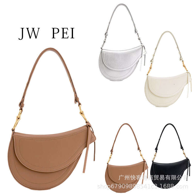 Women's Bags for women's versatile spring/summer crossbody lightweight and high-end, ins niche shoulder bag, pleated moon bag