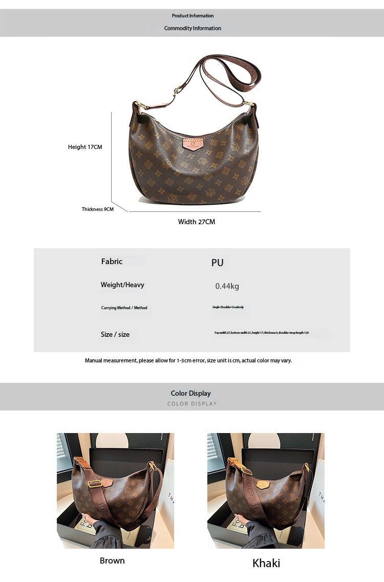 Lacel Urwebin Designer bag Women's Casual Wide Strap Single Shoulder Crossbody Large Capacity Chain Bags Satchel