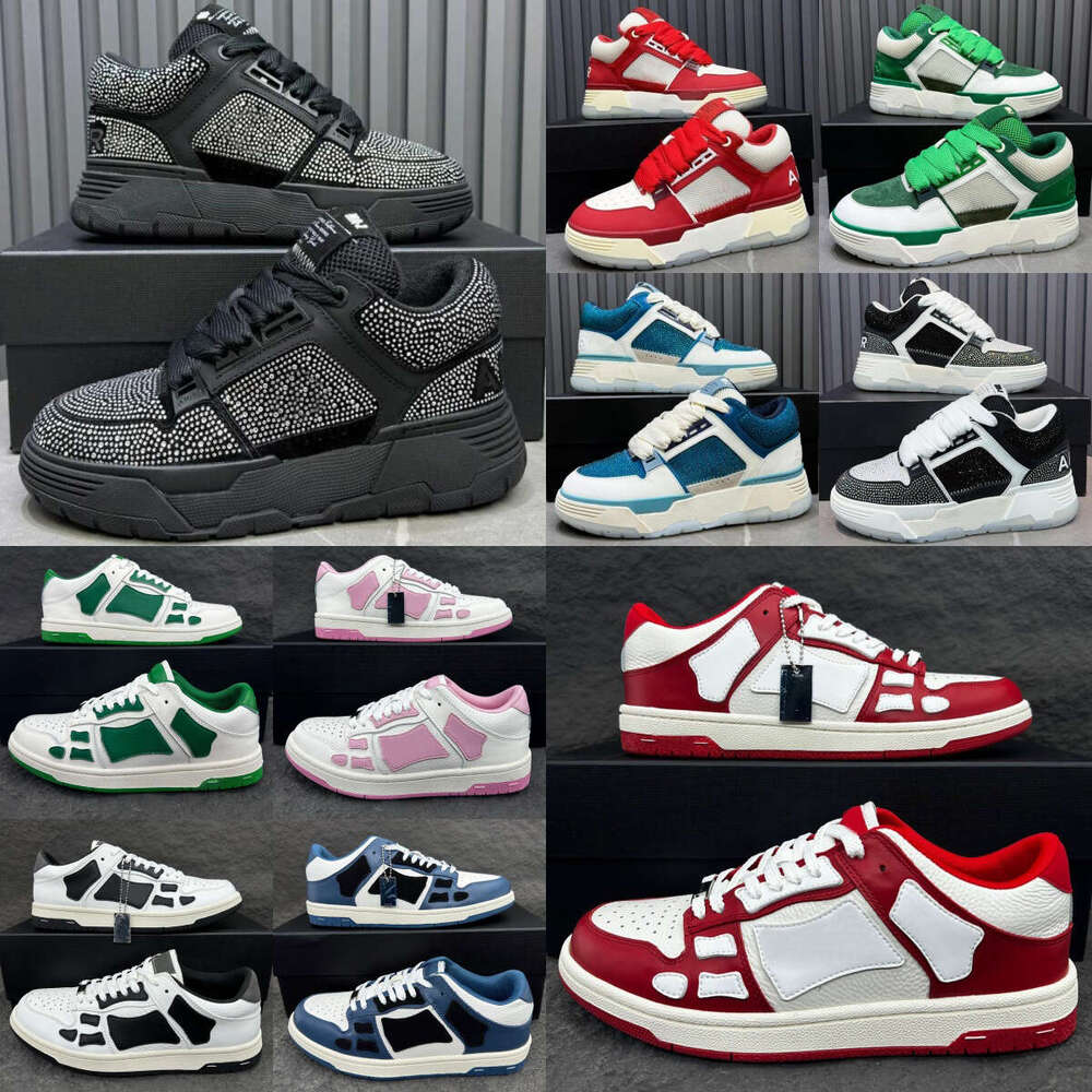 MA-1 CRYSTAL Women Men MA-2 Designer shoes Crystal Inlaid Leather Upper Skate Renegades Sneakers Fall 2025 New Womens Casual Sports Shoes Top quality jjj3