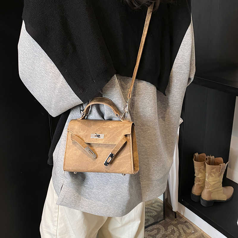 Luxury niche new Kelly for autumn and winter Bags ladies single shoulder crossbody bag bigclothfgg22