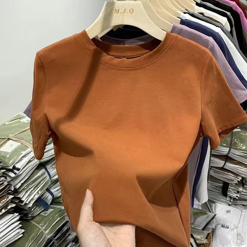 designer t shirt women tshirts designer clothes women tops top crew neck cotton material casual breathable slim fit short sleeve daily outfit womens c