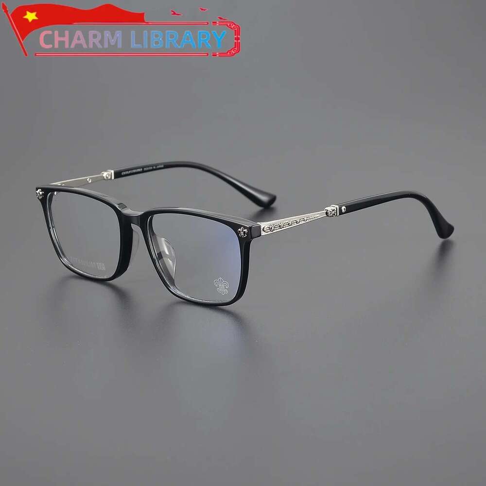 Men Retro Prescription Reading For Women Fashion Anti Blue Light Blocking Mya Glasses Square titanium Optical Eyeglasses Frame