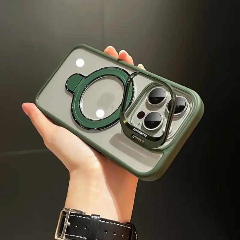 Transparent Clear Acrylic Magnetic Shockproof Phone Cases for iPhone 16 15 14 13 12 11 Pro Max Mini XR XS 8Plus With Retail Package Compatible Magsafe
