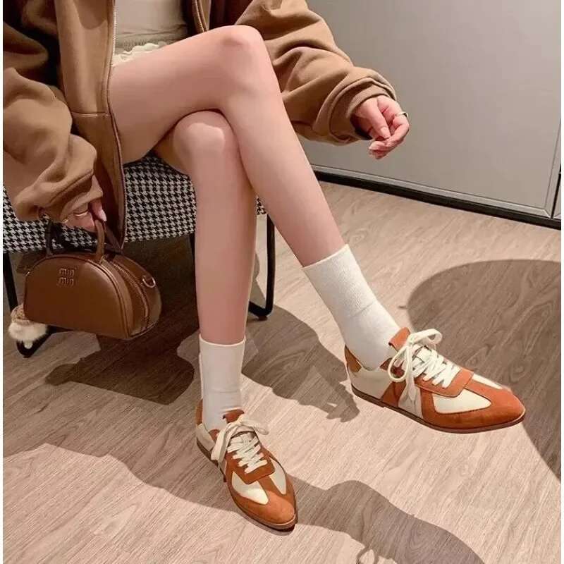 2024 Spring New Lace-up Running Cozy Hiking Shoes atos Femme