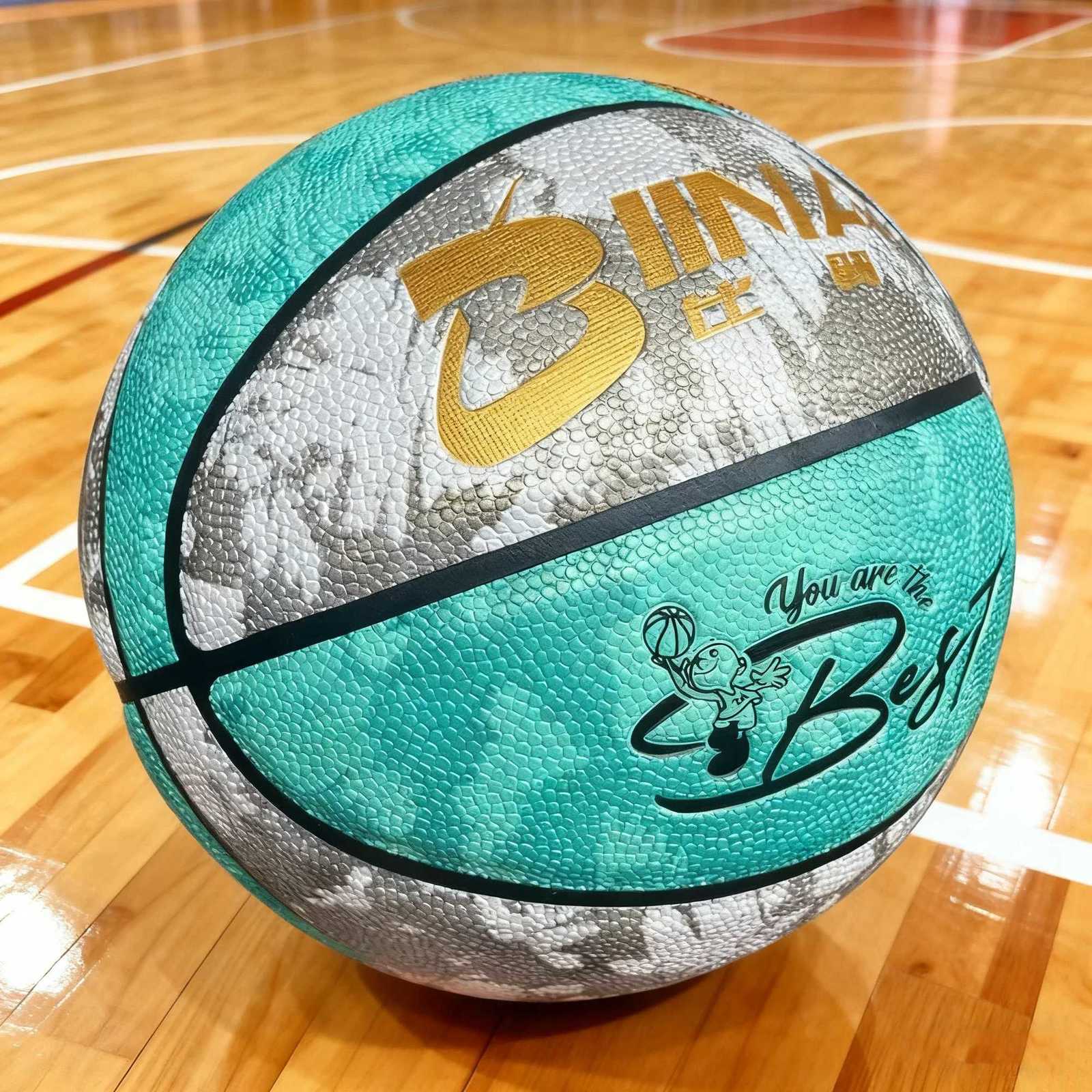 Size 5 Basketball Wear-Resistant PU Material Children Youth Match Training Basketalls Outdoor Indoor Beginner Training BallsW251115