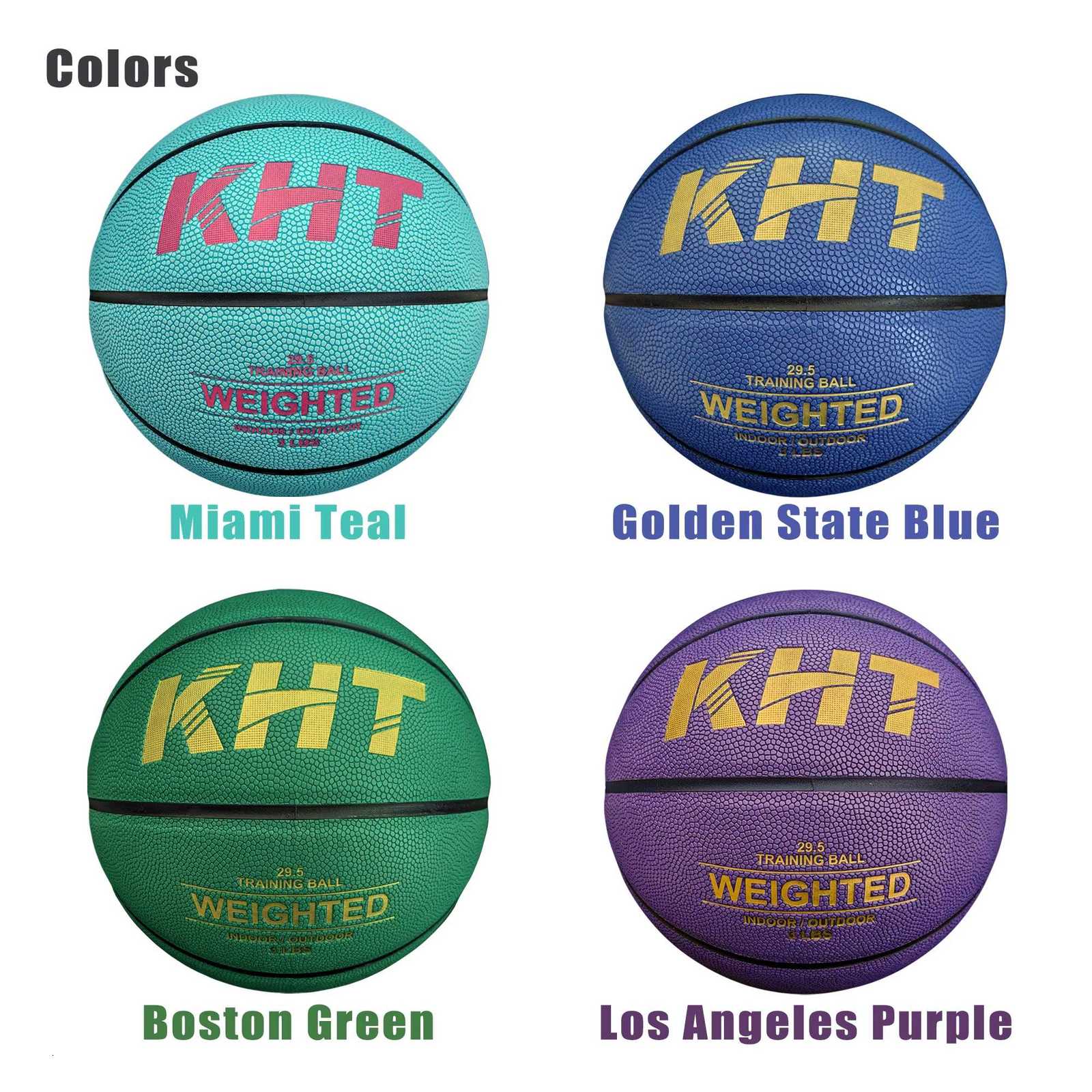 KHT Heavy Basketball 13kg Size 7 PU Material Weighted High Quality Ball Youth Adult Indoor Outdoor Training Free Pump BagW251115