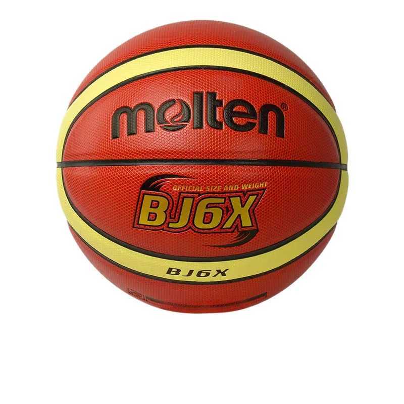 Molten BJ7X FIBA Approved Basketball Size 7-Premium Microfiber Cover and Butyl Bladder for Professional Indoor LeaguesW251115