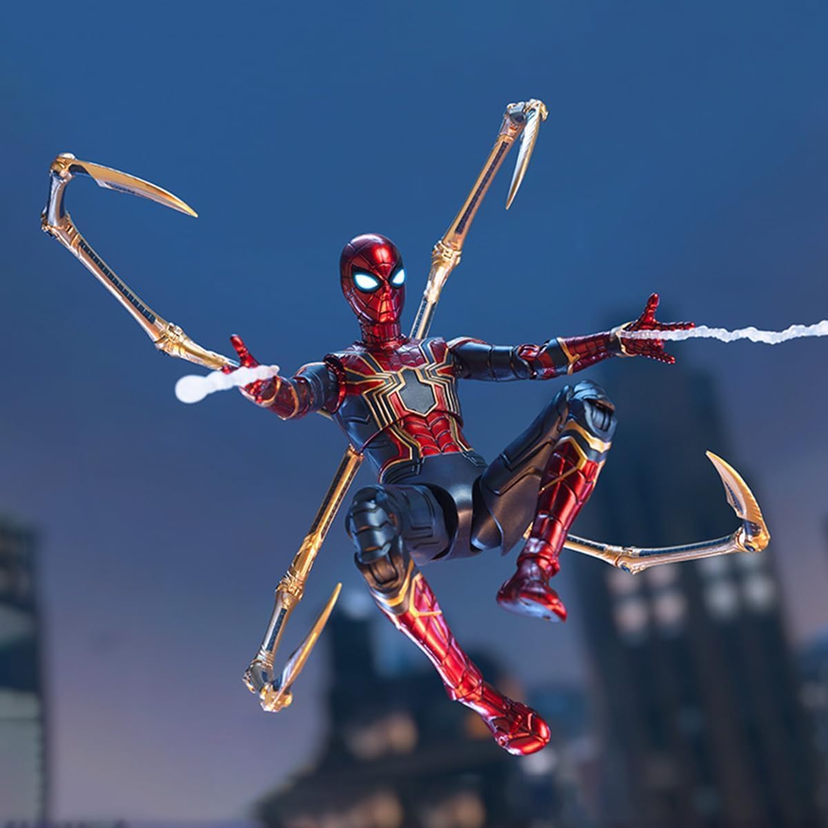 Authentic authorization Marvel Zd Toys Original Genuine Spider Man Marvel Avengers 3 Iron Spider-Man 2.0 1/10 Action Figures Movable Joints 18cm 7 in