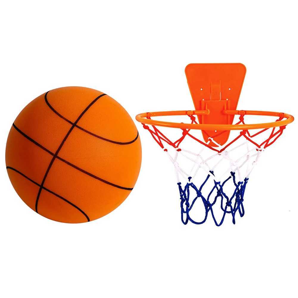 18/21/24cm No Noise Basketball Size 3/5/7 Multicolour Sponge Basketball Indoor Training Ball Bouncing for Kids Christmas GiftsW251115