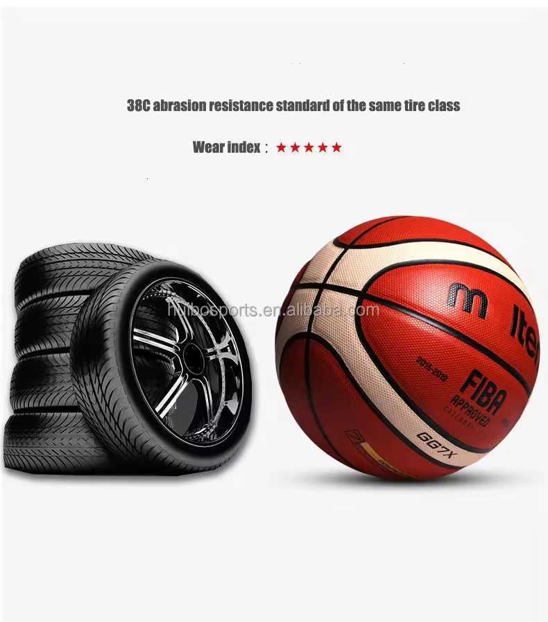 Original Basketball Ball GG7X Size 7 High Quality Standard for Outdoor or Indoor Training SportsW251115