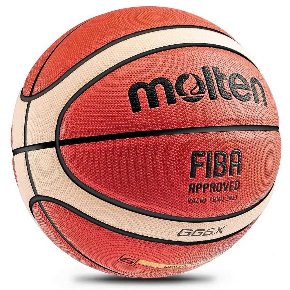 Molten GG6X PU Basketball Standard Ball Training Ball Official Certification Competition Men and Womens matches SIZE 6W251115