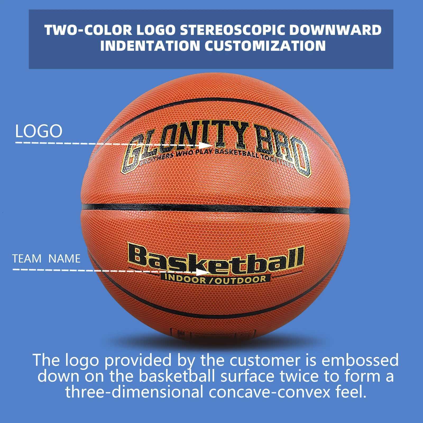 Custom Standard Leather High Quality Basketball Professionally Customized Various s Pictures And Colors For Men And TeamsW251115