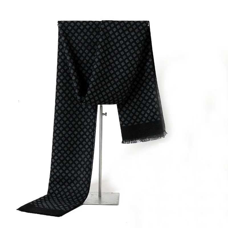 Luxury Winter Men Scarf Warm Long Pashmina Y251115