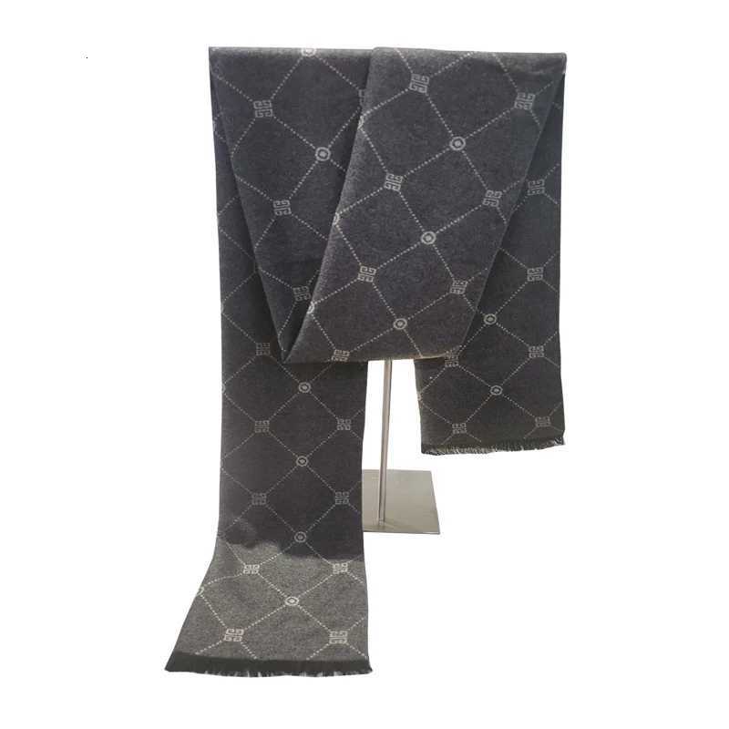 Luxury Luxury Brand Design Men Scarf Foulard Plaid Scarves Business Casual Winter Men Scarf Warm cashmere Scarfs fashion Shawls Wraps Y251115