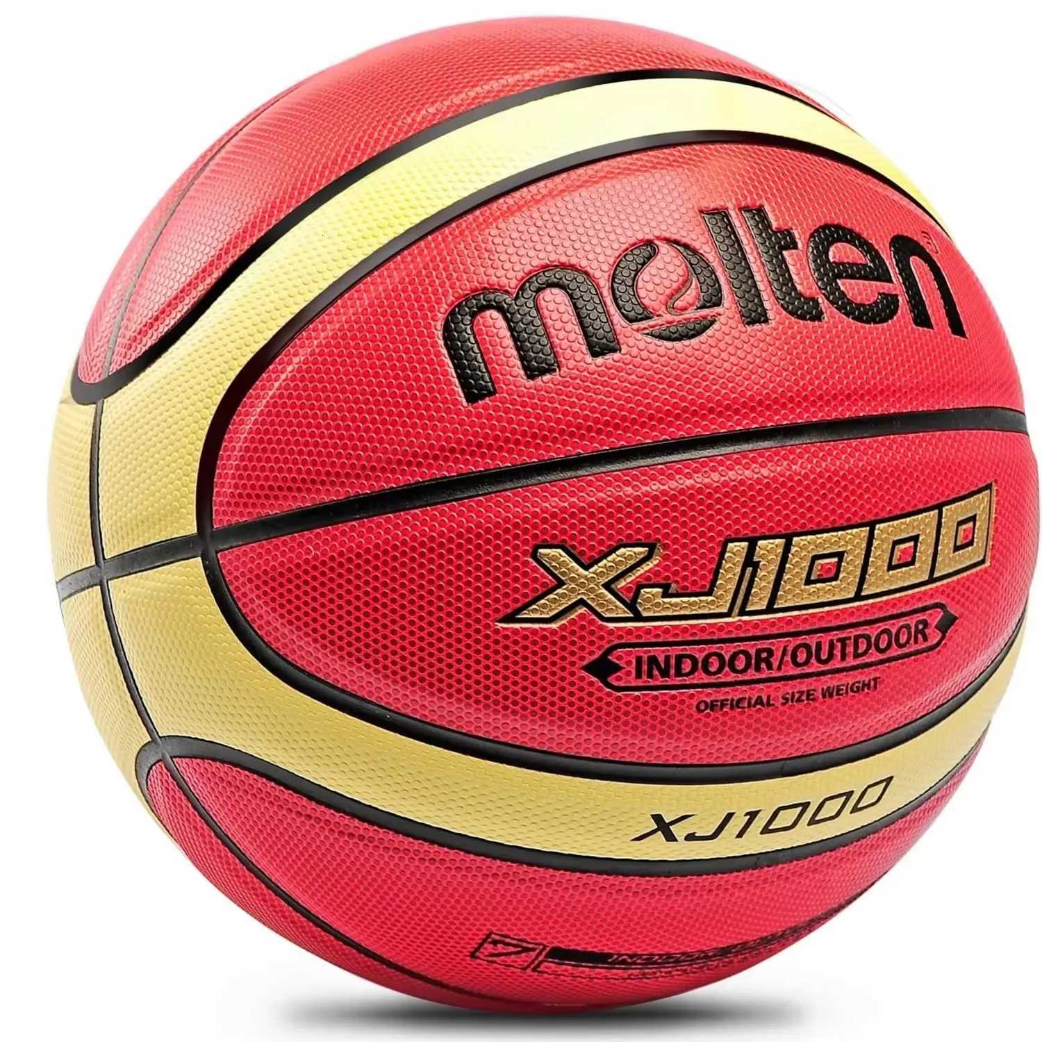 Molten Basketball XJ1000 Size 6 7 Indoor/Outdoor Training Wear-Resistant PU Leather BasketballW251115