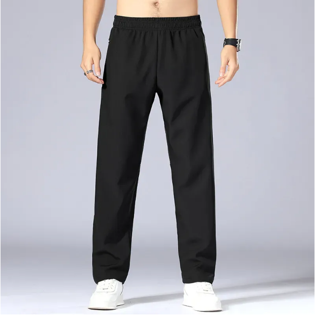 2024 Jogger Long Pants Sport Yoga Outfit Quick Dry Drawstring Gym Pockets Sweatpants Trousers Mens Casual Elastic Waist fitness Z260315