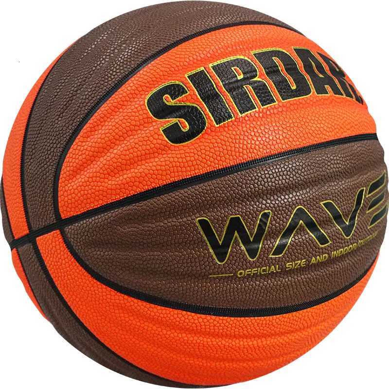 SIRDAR Basketball 5 6 7 EZ-K purple yellow PU Outdoor Indoor Balls Women Youth Man Match Training BasketallsW251115
