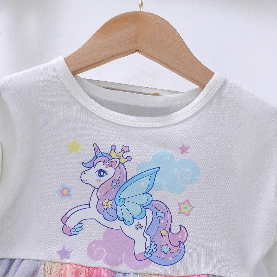 Baby clothing A-line skirt princess dress birthday outfit dress children's designer dress girls' short-sleeved dress summer children's 