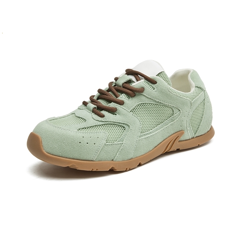 Women Sneakers Spring Summer Genuine Leather Retro Fashion Casual Flats Women Lace-up German Training Shoes Women