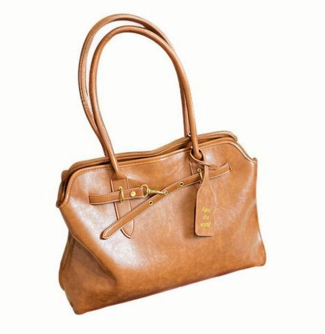designer bag new Retro hand-held commuter bag, women's bag simple underarm bag high-end sense large capacity single shoulder bag