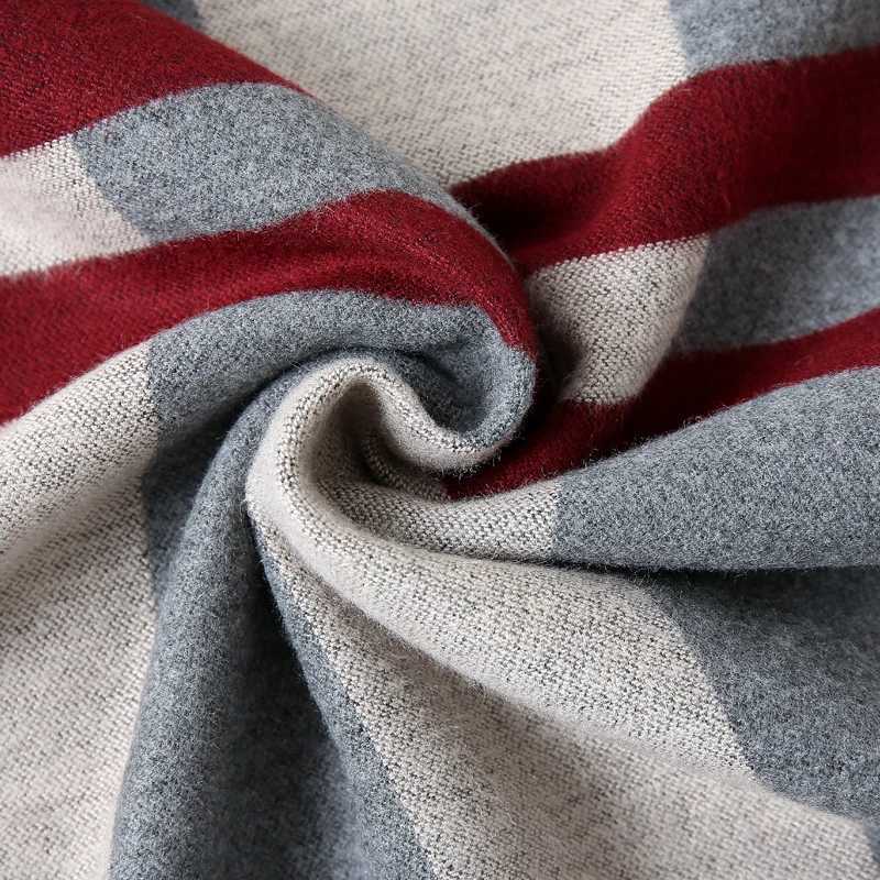 Luxury Winter Men Scarf Warm Long Pashmina Y251115
